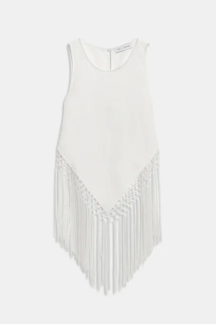 Weili Zheng Top aquilone bianco