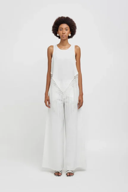 Weili Zheng Top aquilone bianco