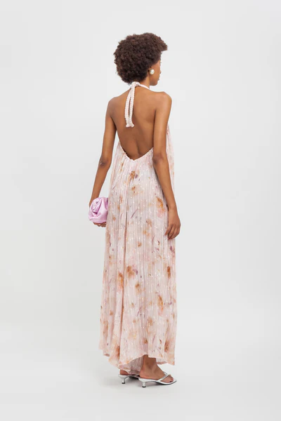 Weili Zheng Tuta plissettata rosa