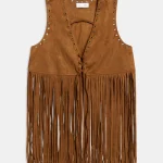 Weili Zheng Gilet in alcantara