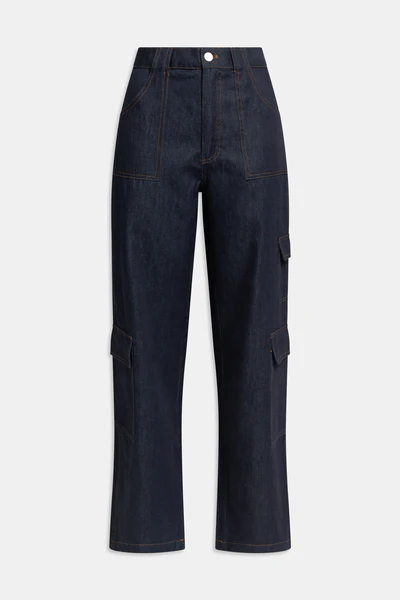 Weili Zheng Cargo in chambray