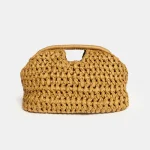 Weili Zheng Borsa clutch ocre