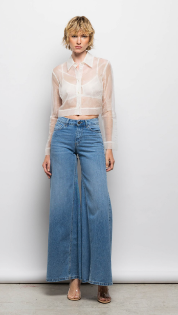 GSD Jeans Maxi Zampa Vita Alta