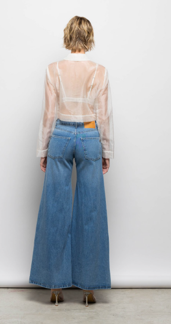 GSD Jeans Maxi Zampa Vita Alta