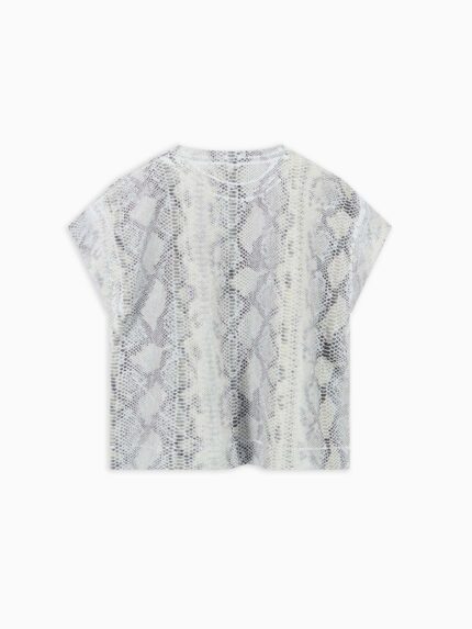 8PM T-shirt Nairobi con stampa snake