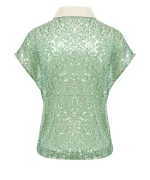 8PM Blusa con paillettes 'Città del Messico'