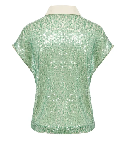 8PM Blusa con paillettes 'Città del Messico'