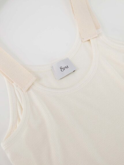 8PM Top 'Marrakech' colore burro