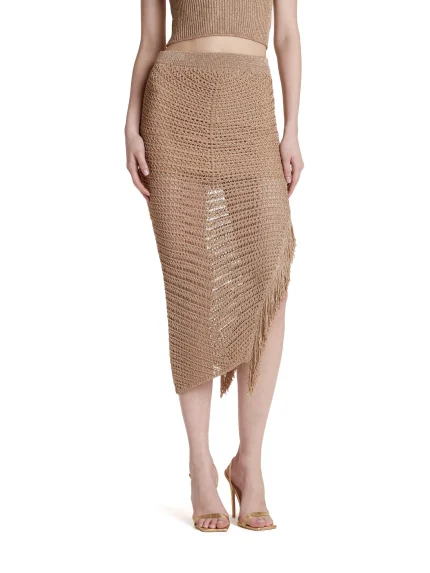 Simona Corsellini Gonna in crochet lurex