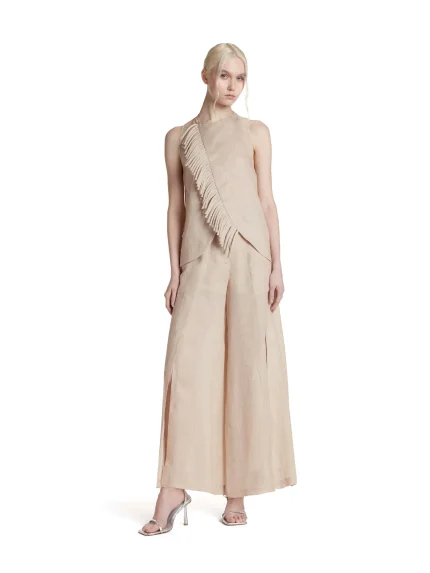 Simona Corsellini Top con frangia