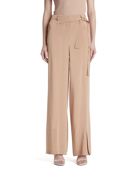 Simona Corsellini pantalone palazzo beige gold