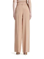 Simona Corsellini pantalone palazzo beige gold