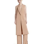 Simona Corsellini Gilet lungo un bottone