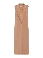 Simona Corsellini Gilet lungo un bottone