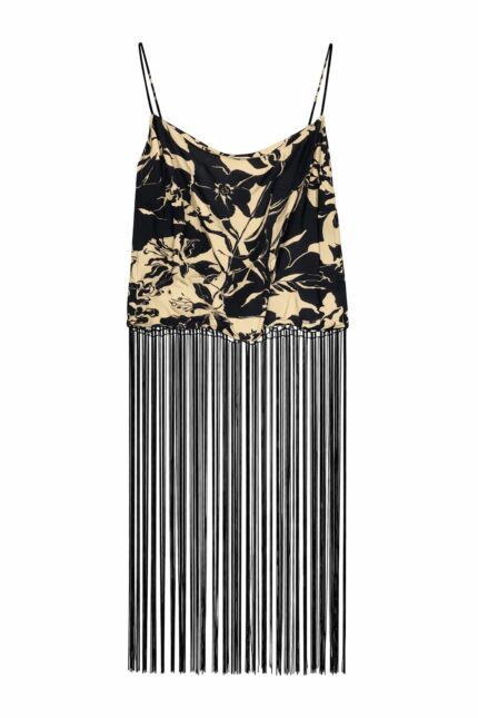 Simona Corsellini top con frange