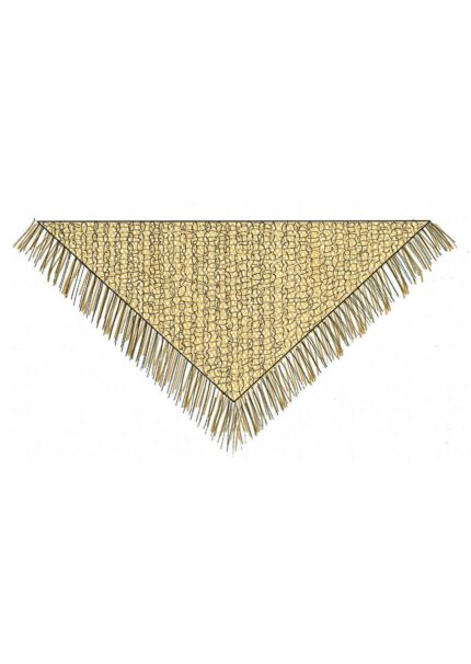 Simona Corsellini scialle gold