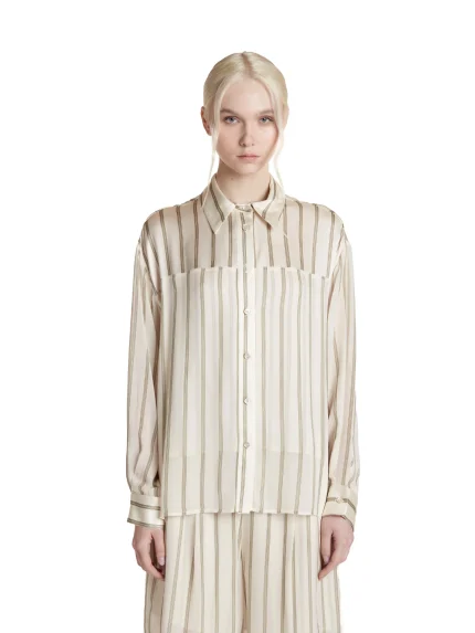 Simona Corsellini Camicia con fondo asimmetrico