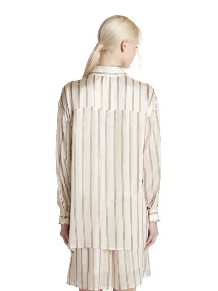 Simona Corsellini Camicia con fondo asimmetrico
