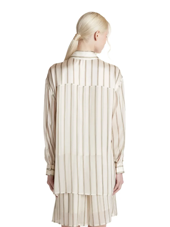 Simona Corsellini Camicia con fondo asimmetrico