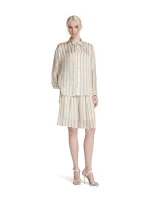 Simona Corsellini Camicia con fondo asimmetrico