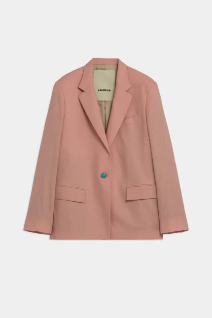 Apaperkid Giacca Monopetto In Lino