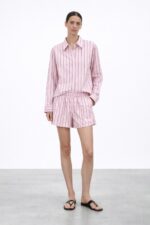 Apaperkid Camicia in cotone colore rosa