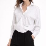 Apaperkid Camicia in cotone colore bianco