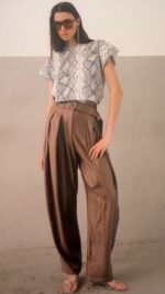 8PM PANTALONE MOSCA color moka