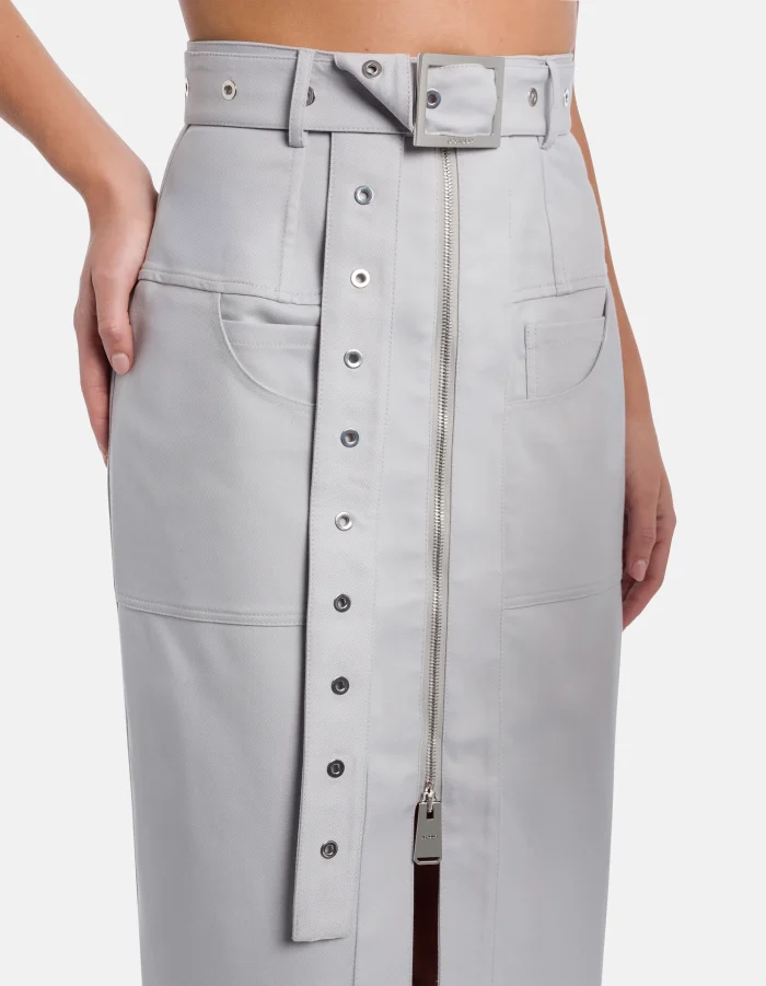 Dondup Gonna lunga colore grigio