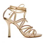 Werner Sandalo in pelle Rosita colore oro