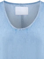 Dondup Top con scollo a u colore jeans