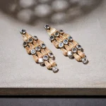 Bezza orecchini oro-cristallo