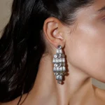 Bezza orecchini argento-cristallo