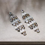 Bezza orecchini argento-cristallo