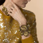 Girasoli bracciale oro