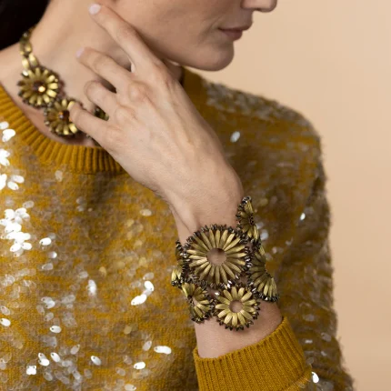 Girasoli bracciale oro