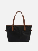 Borsa City in nylon nero