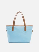Borsa City in nylon celeste