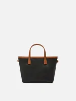 Borsa City mini in nylon nera