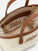 Borsa City mini in nylon bianca