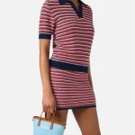 Borsa City mini in nylon celeste