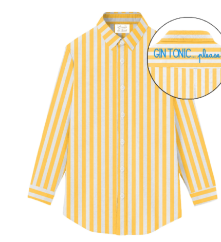 Camicia brigitte gialla