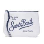 Pochette in nylon bianca