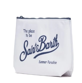 Pochette in nylon bianca