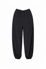 ALYSI PANTALONE SETA MANO SALE BALOON colore nero