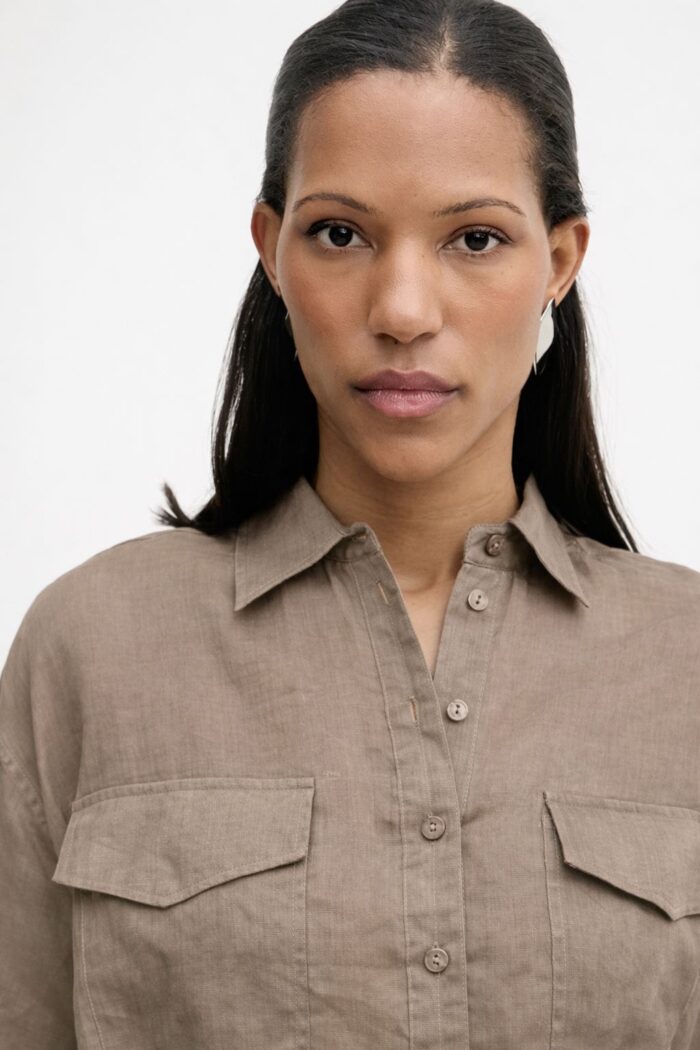 Isabelle Blanche camicia Taupe