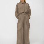 Isabelle Blanche Pantalone taupe