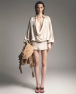 Abito corto colore deserto