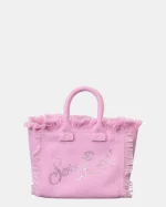 Borsa Vanity Mini strass rosa