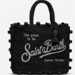 Borsa colette raffia 00 emb nera